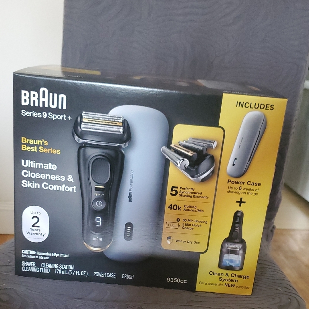 Series 9 Sport+ Electric Shaver - Black/Gray